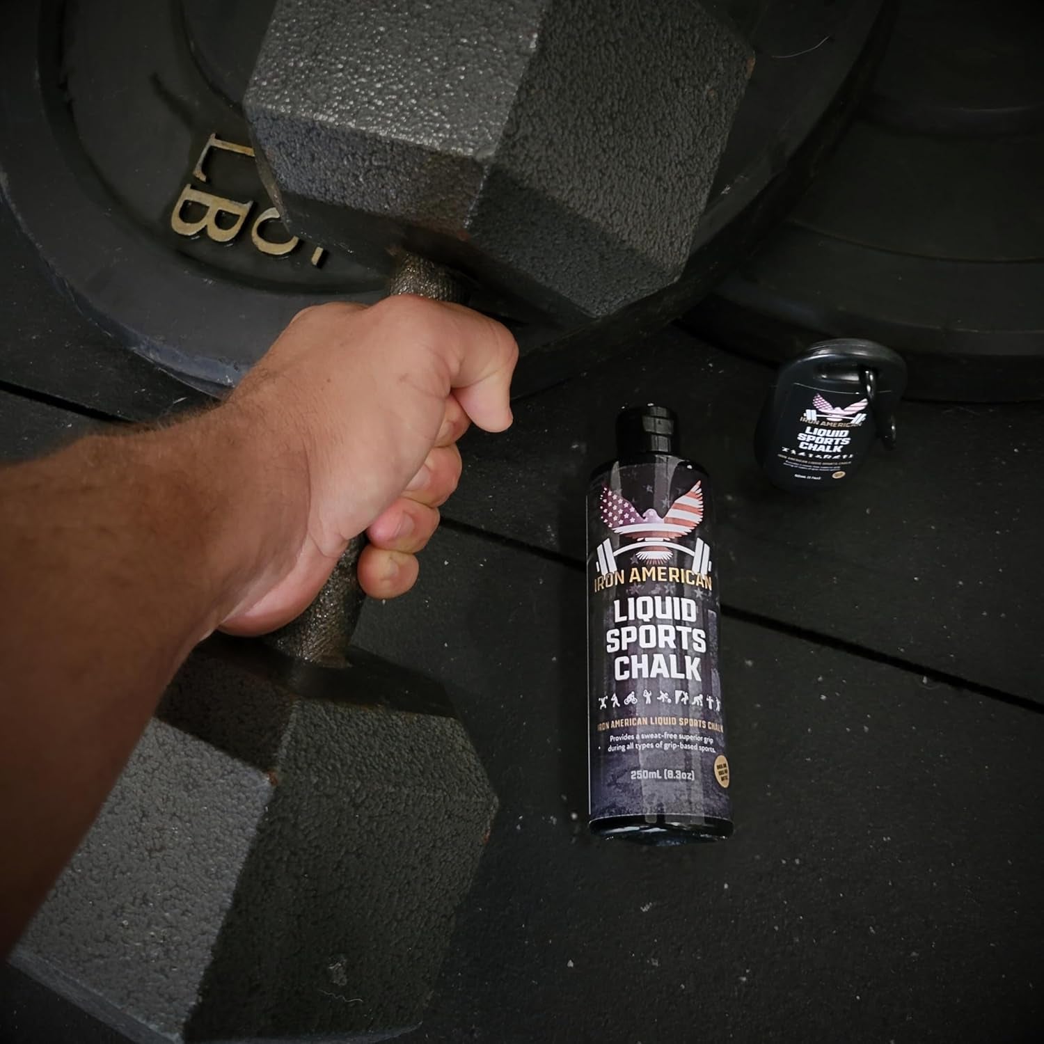 Liquid Chalk - No-Mess Long-Lasting Grip Chalk for Weightlifting, Gymnastics, Rock Climbing, and Fitness Training - Advanced Hand Chalk for Gym